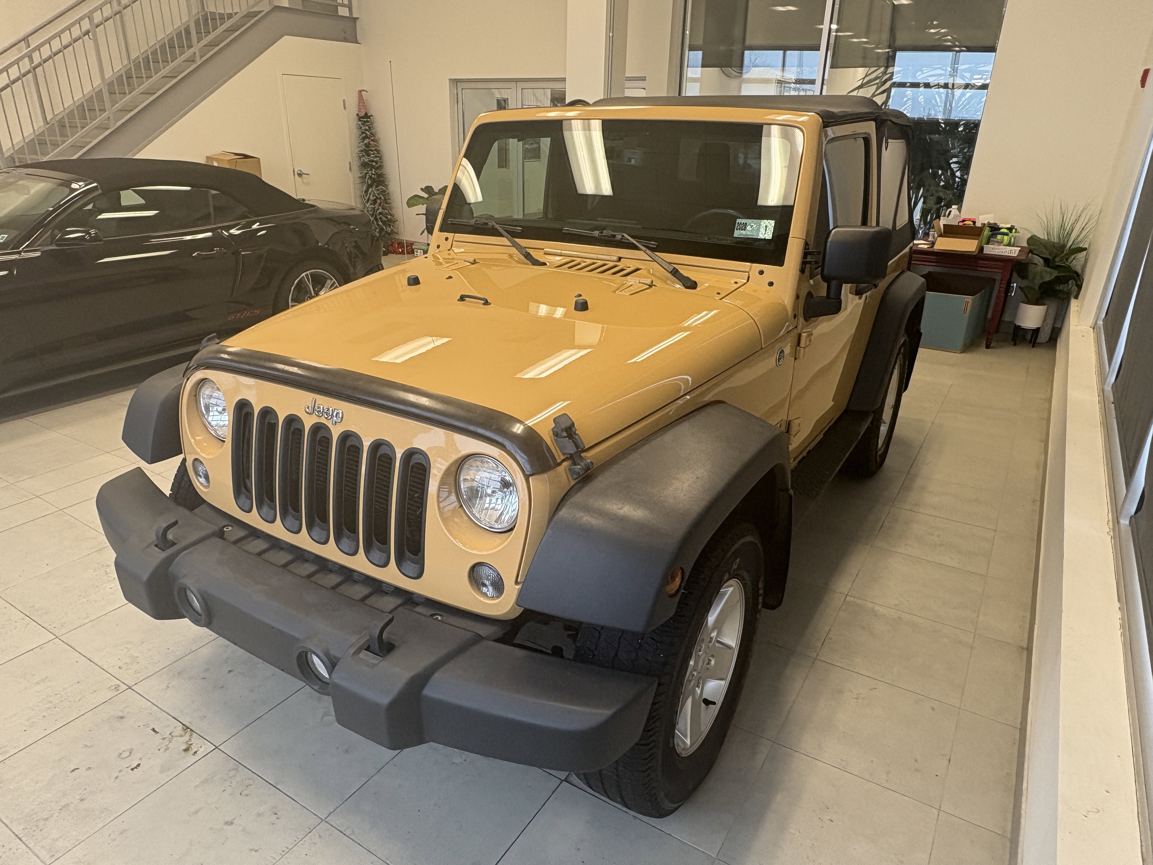 Used 2014 Jeep Wrangler Sport with VIN 1C4AJWAG1EL136644 for sale in Elkins, WV